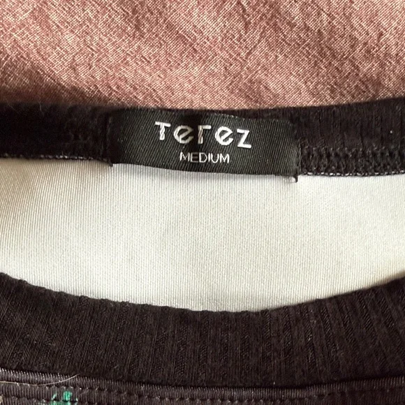 Terez Animal Print Scuba Sweatshirt - Picture 2 of 2